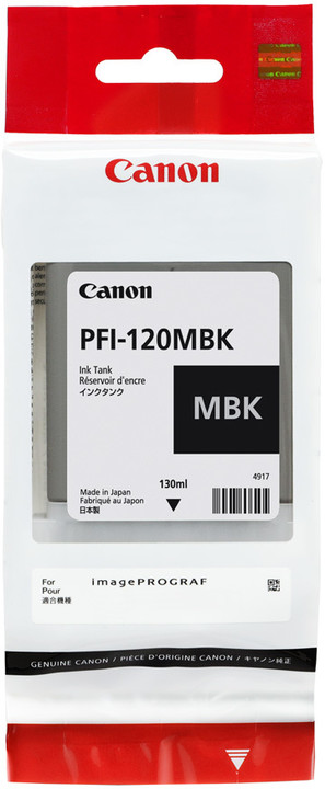 Canon PFI-120MBK, matte black