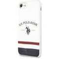U.S. Polo ochranný kryt TPU Tricolore pro iPhone 8/SE2, bílá_1514809357