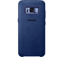 Samsung S8 Zadní kryt - kůže Alcantara, modrá_1008685871