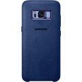 Samsung S8 Zadní kryt - kůže Alcantara, modrá_1008685871