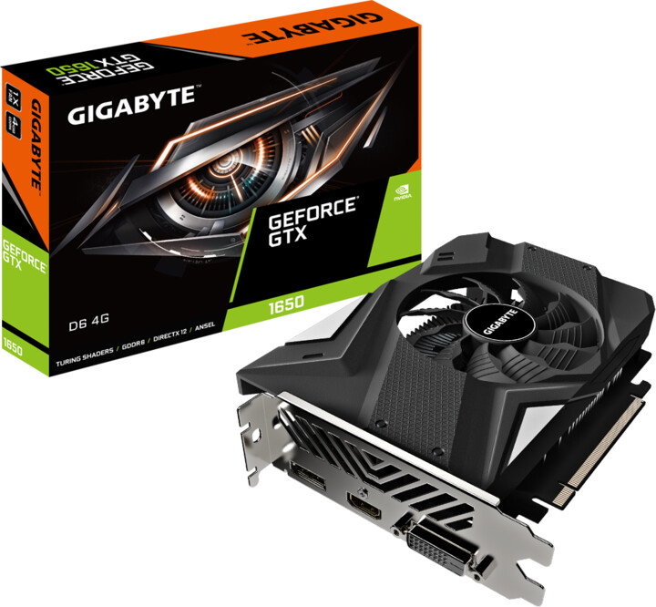 GIGABYTE GeForce GTX 1650 D6 4G, 4GB GDDR6_1113989772