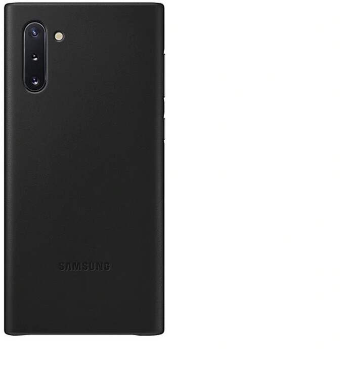 Samsung kožený zadní kryt Leather Cover pro Galaxy Note 10, černá_781648904