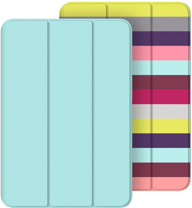 Belkin oboustranné pouzdro pro iPad mini - Modrá/Mutli colour_1852677517