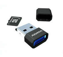ADATA Micro SDHC 32GB Class 4 + USB čtečka, černá_868451843