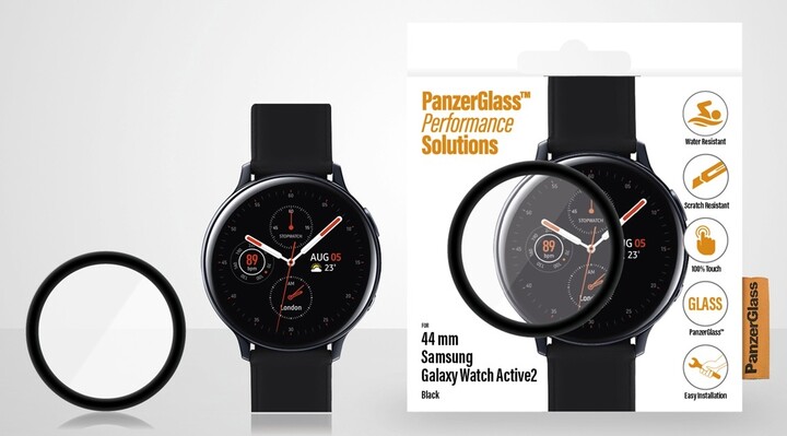 PanzerGlass SmartWatch pro Samsung Galaxy Watch Active 2 (44mm), černé celolepené_362849076