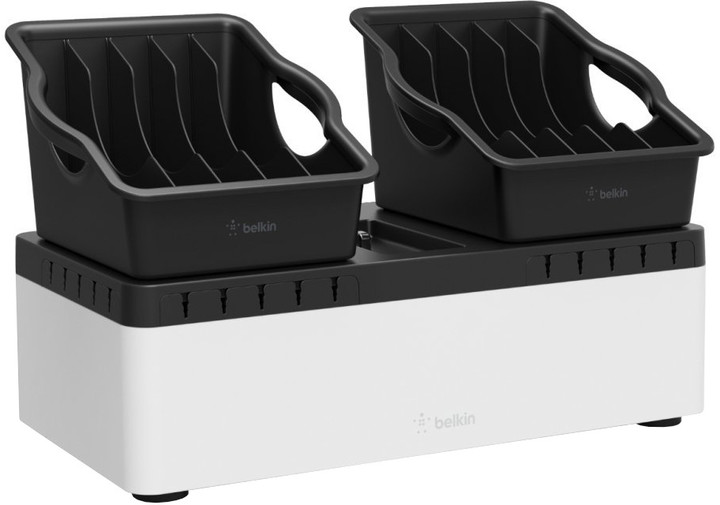 Belkin STORE AND CHARGE GO WITH BINS AND 10 port USB POWER_1214474899