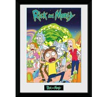 Obraz Rick and Morty - Compilation, zarámovaný (30x40)_106218474