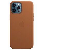 Apple kožený kryt s MagSafe pro iPhone 12 Pro Max, hnědá_1219681459