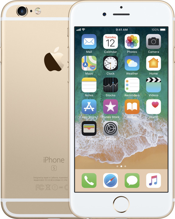 Apple iPhone 6s 128GB, zlatá_451078421