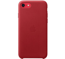 Apple kožený kryt na iPhone SE (2020), červená