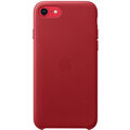 Apple kožený kryt na iPhone SE (2020), červená Poukaz 200 Kč na nákup na Mall.cz