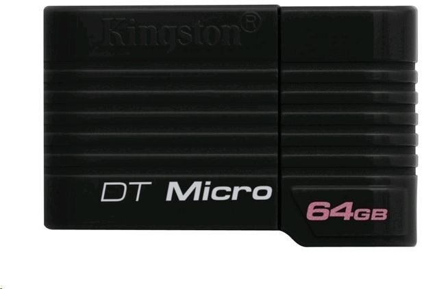 Kingston DataTraveler Micro 64GB, černá_1149876368
