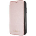 GUESS PU Leather Book Case Iridescent pro iPhone Xr, růžovo zlaté_558208043