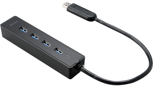 Akasa USB hub Connect 4SX, 4 port, USB3.0, černá_327172046