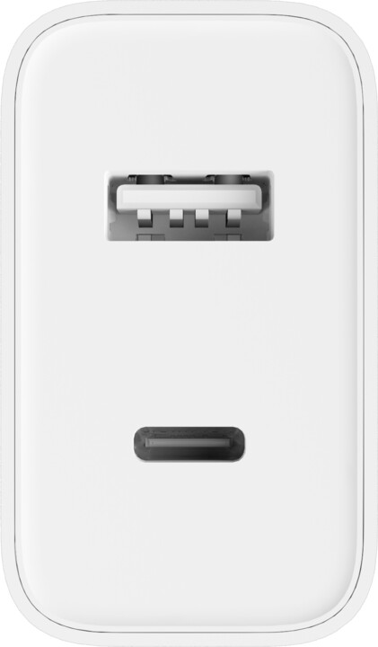 Xiaomi síťová nabíječka, USB-A, USB-C, 33W, bílá_1905576231