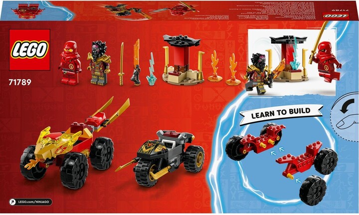 LEGO® NINJAGO® 71789 Kai a Ras v duelu auta s motorkou_313815689