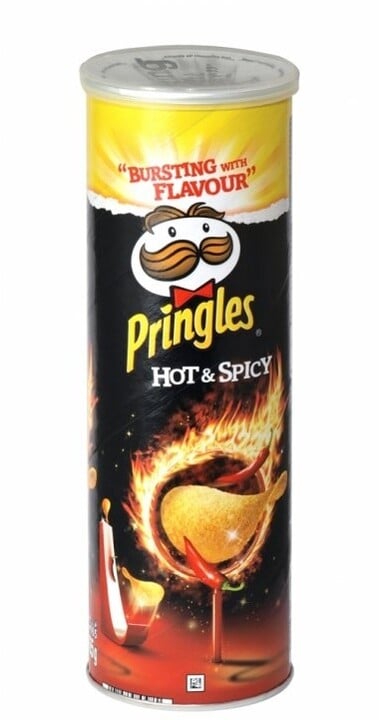 Pringles Hot & Spicy, chipsy, 165 g