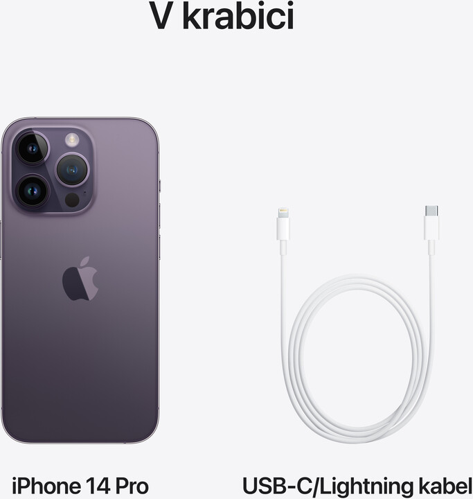 Apple iPhone 14 Pro, 128GB, Deep Purple_1109368546