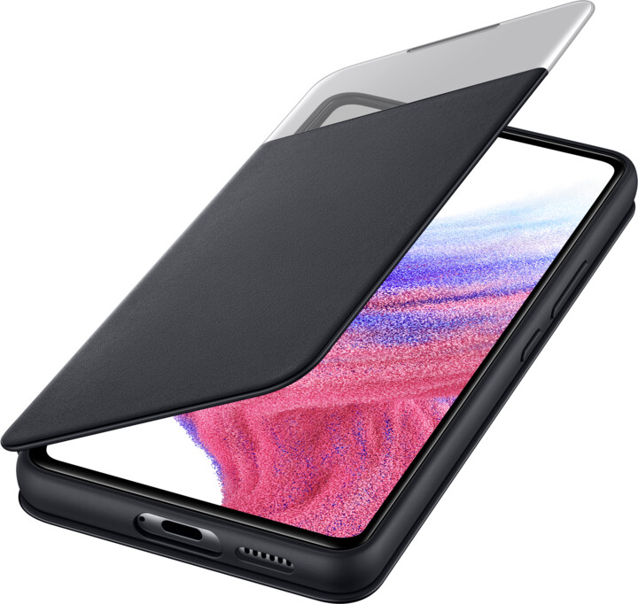 Samsung flipové pouzdro S View Cover pro Galaxy A53 5G, černá_1819394449