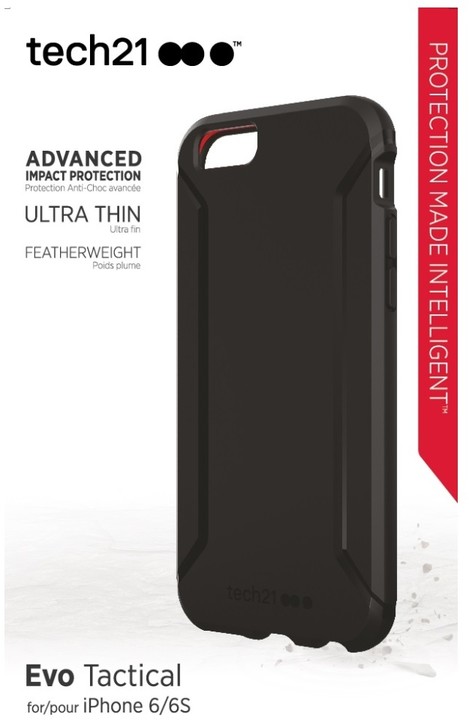 Tech21 Evo Tactical zadní ochranný kryt pro Apple iPhone 6/6S, černý_748439989