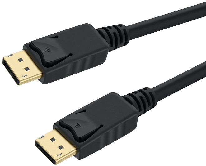 PremiumCord DisplayPort 1.3 přípojný kabel M/M, zlacené konektory, 1,5m