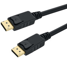 PremiumCord DisplayPort 1.3 propojovací kabel M/M, zlacené konektory, 1,5m kport5-015