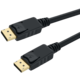 PremiumCord DisplayPort 1.3 propojovací kabel M/M, zlacené konektory, 0,5m
