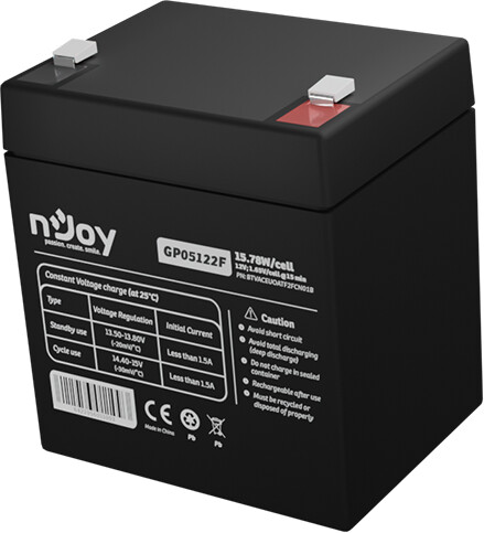 nJoy GP05122F, 12V, VRLA AGM, F2- Baterie pro UPS_1518278645