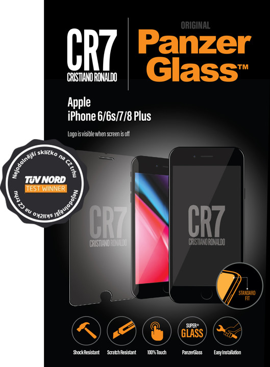 PanzerGlass Standard pro Apple iPhone 6/6s/7/8 Plus, čiré CR7_205644353