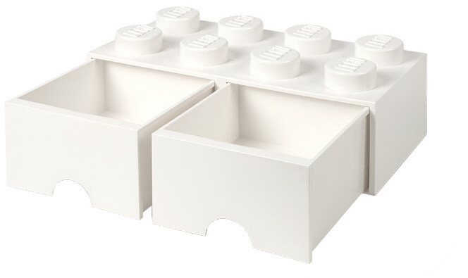 Úložný box LEGO, 2 šuplíky, velký (8), bílá_1722339548
