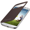 Samsung flipové pouzdro S-view EF-CI950BA pro Galaxy S4, hnědá_1020712028