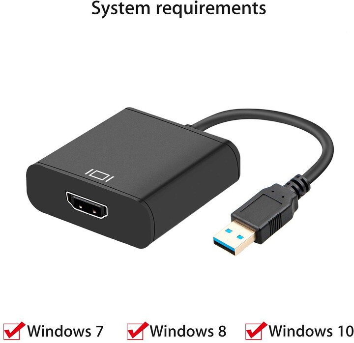 PremiumCord USB 3.0 redukce na HDMI se zvukem_1824314094
