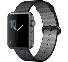 Apple Watch 2 42mm Space Grey Aluminium Case with Black Woven Nylon Band_1680430434