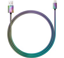 YENKEE YCU 651 nabíjecí kabel Lightning, MFi, nerezová ocel, 1m_142479372