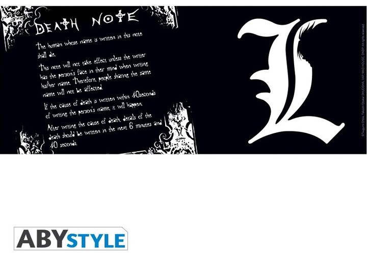 Hrnek Death Note - L &amp; Rules, 320ml_1128927137
