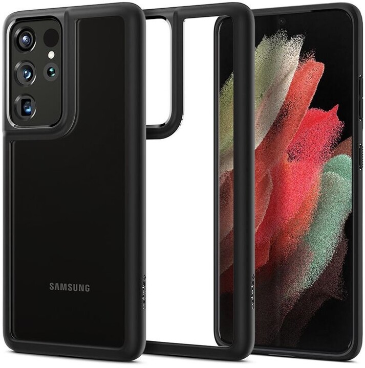 Spigen ochranný kryt Ultra Hybrid pro Samsung Galaxy S21 Ultra, černá_1397326088