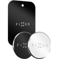 FIXED Magnetto Sada 3ks plíšků vhodných pro magnetické držáky, černá a stříbrná barva
