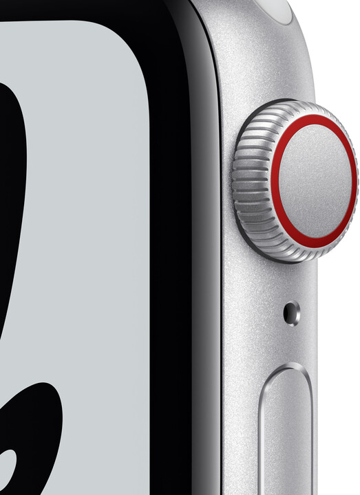 Apple Watch Nike SE Cellular 40mm Silver, Pure Platinum/Black Nike Sport Band_1552433722