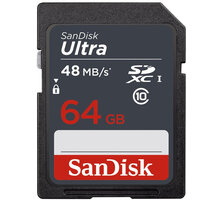 SanDisk SDXC Ultra 64GB 48MB/s UHS-I O2 TV HBO a Sport Pack na dva měsíce
