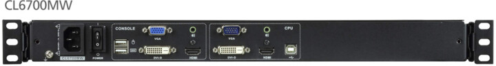 ATEN konzole CL6700MW - DVI, HDMI, VGA, 17,3&quot; LCD, UK klávesnice_548958265