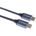 PremiumCord kabel DisplayPort 1.4, kovové a zlacené konektory, 1.5m
