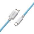 CableMod Classic Coiled Cable, USB-C/USB-A, 1,5m, Blueberry Cheesecake_889597868