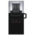 Kingston DataTraveler microDuo 3 G2 - 32GB, černá