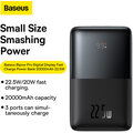 Baseus powerbanka s digitálním displejem Bipow Pro, 20000mAh, 22,5W, černá +_1906203214