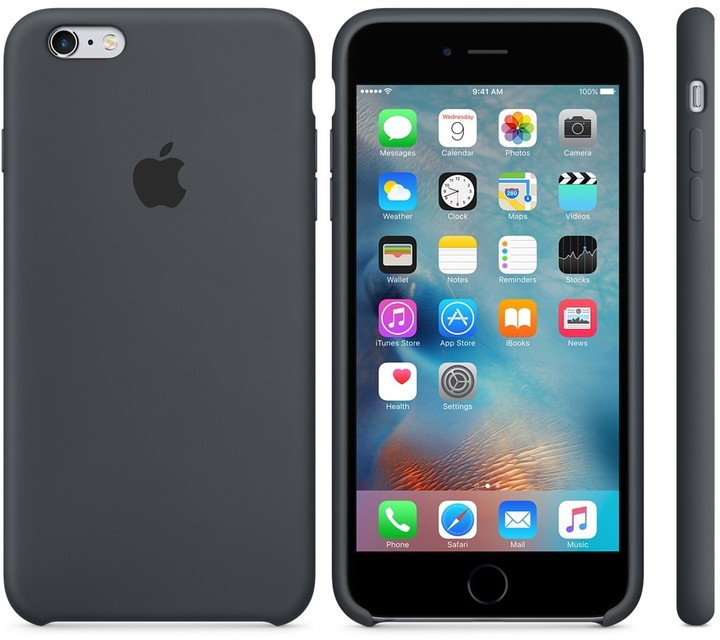 Apple iPhone 6s Plus Silicone Case, šedá_1966442507