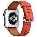 MAX kožený řemínek MAS48 pro Apple Watch, 42/44mm, červená_610467764