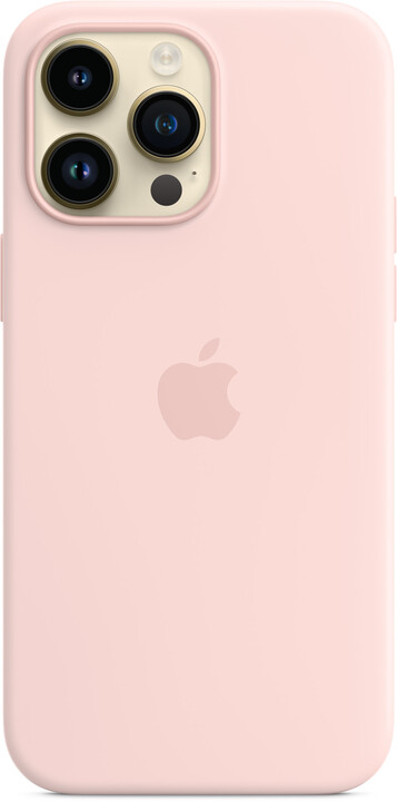 Apple Silikonový kryt s MagSafe pro iPhone 14 Pro Max, křídově růžová_870394760