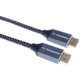 PremiumCord kabel DisplayPort 1.4, kovové a zlacené konektory, 1m