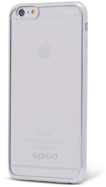 EPICO pružný plastový kryt pro iPhone 6 Plus/6S Plus BRIGHT - stříbrná_1939379069