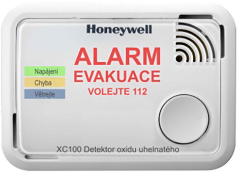 Honeywell XC100-CS, hlásič oxidu uhelnatého, CO alarm_1717648635